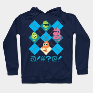 eight bit argyle Hoodie